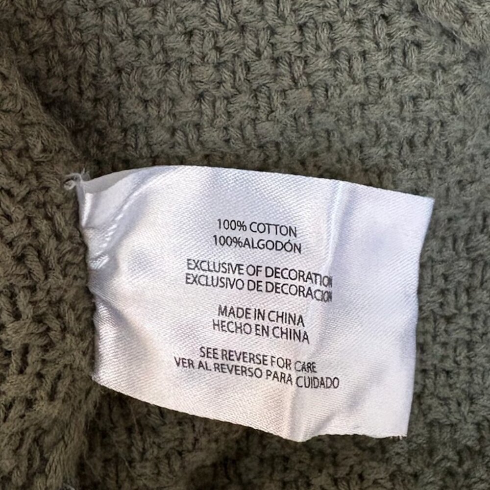 Gap Button Down V-Neck Seed Stitch Knit Cotton Cardigan - Picture 6 of 6